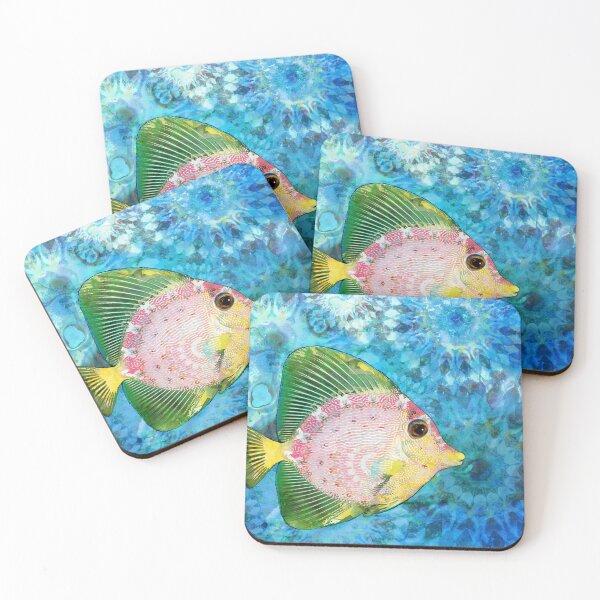 Item preview, Tangy Tang Fish - Coral Reef And Tropical Fish Art designed and sold by Sharon Cummings Art.