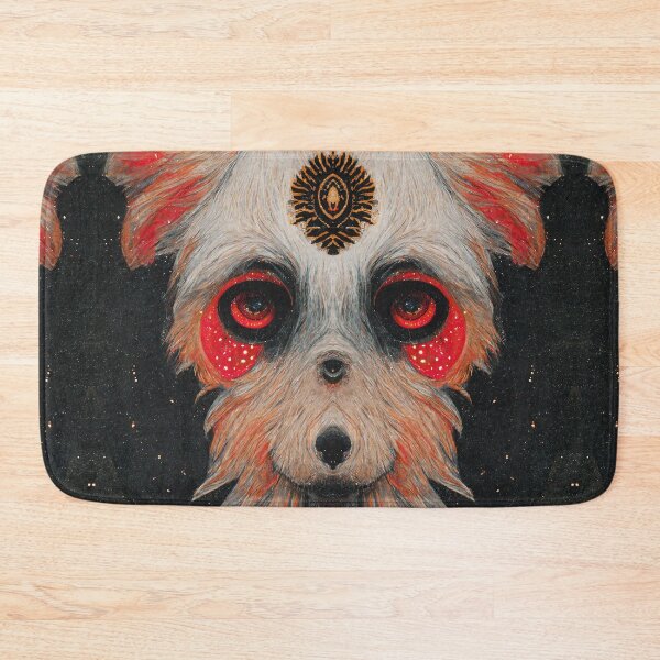 Item preview, Weird Dog Demon, cute, Occult Retro Surrealism designed and sold by MoreMachine.