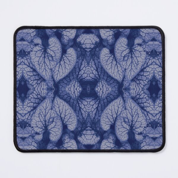 Item preview, Leaves blue designed and sold by Virtual Pathfinder.
