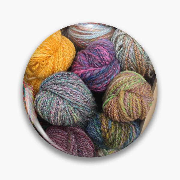 Item preview, Basket full of handspun wool designed and sold by PassioKnit.