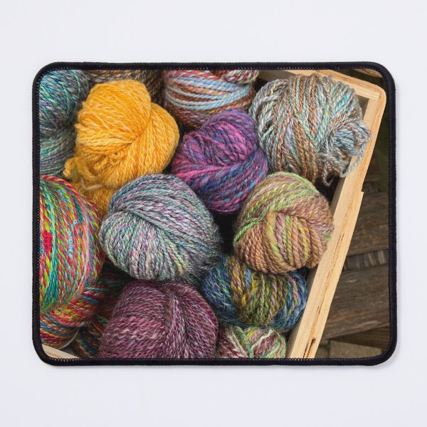 Item preview, Basket full of handspun wool designed and sold by PassioKnit.