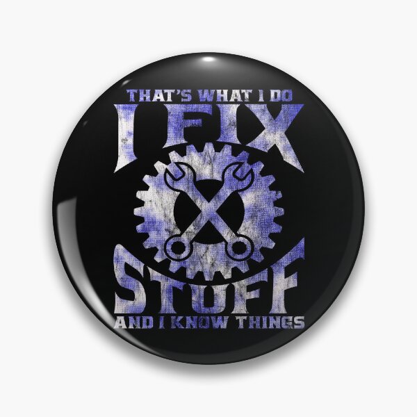 Item preview, That's What I Do I Fix Stuff And I Know Things Mechanic Gift Tie Dye designed and sold by Digital Story Time.