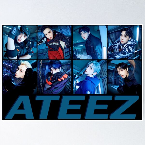 ATEEZ Wallpaper Poster for Sale by CharliBluu