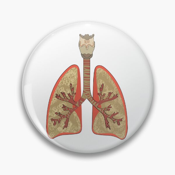 Item preview, Lungs Human Internal Organ hand-drawn art  designed and sold by KARTICK DUTTA.