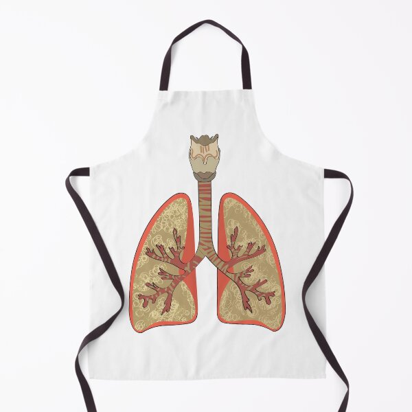 Item preview, Lungs Human Internal Organ hand-drawn art designed and sold by KARTICK DUTTA.