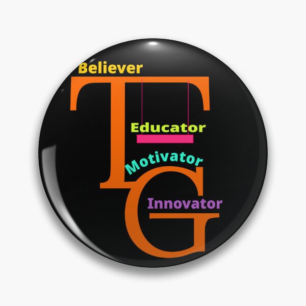 Item preview, Believer Motivator Innovator Educator Retro Teacher Gifts designed and sold by Jadir.