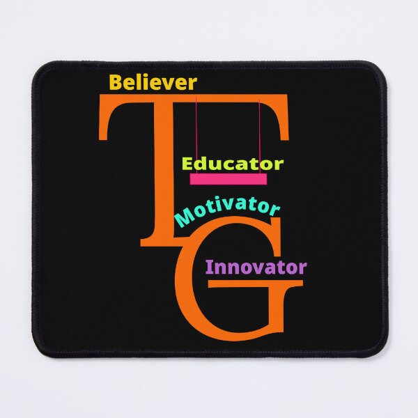 Item preview, Believer Motivator Innovator Educator Retro Teacher Gifts designed and sold by Jadir.