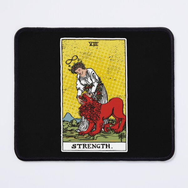 Item preview, Strength Tarot Card - Major Arcana - Fortune telling - Remix designed and sold by createdezign.