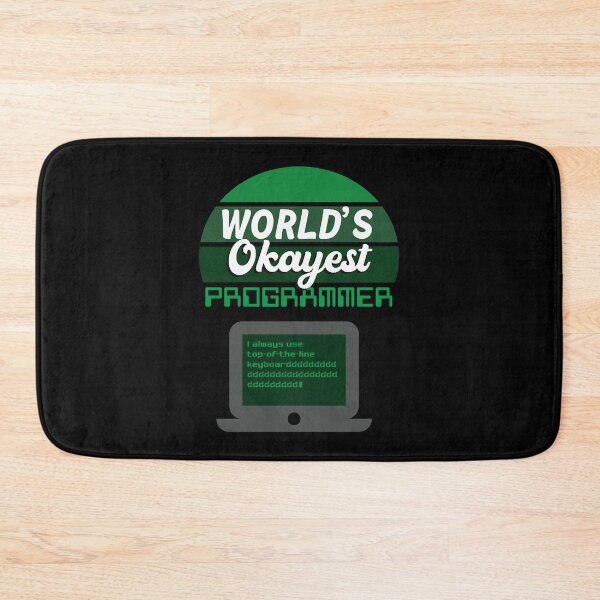 Item preview, World's Okayest Programmer  designed and sold by TaraBlack65224.