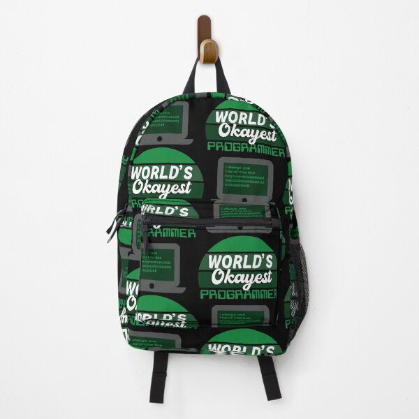 Item preview, World's Okayest Programmer designed and sold by TaraBlack65224.