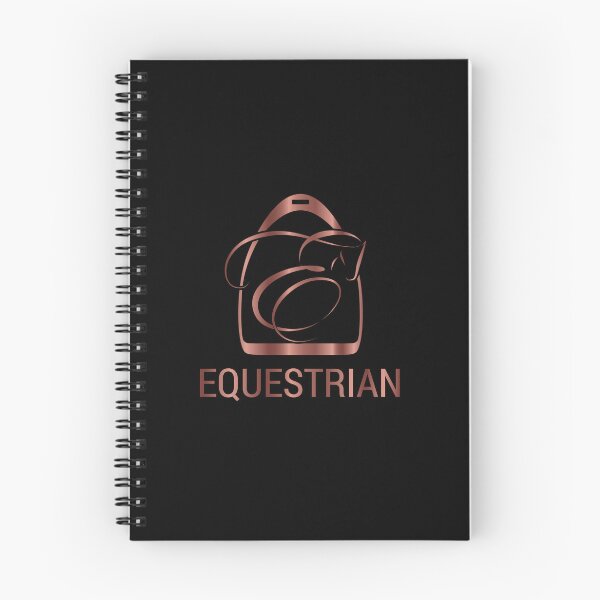 Item preview, Equestrian with script letter E and stirrup in rose gold designed and sold by sashica.