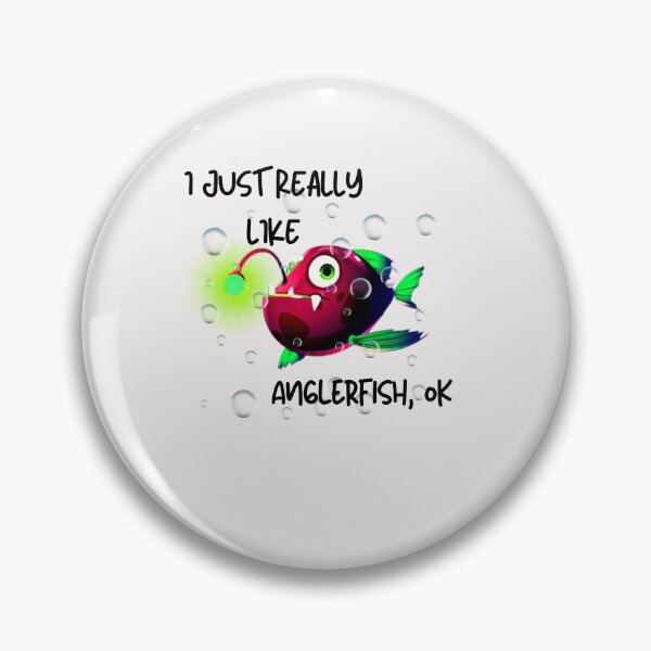 Item preview, i just really lke anglerfish, ok t-shirt, fish t-shirt, angler fish designed and sold by BLUE  bubble.