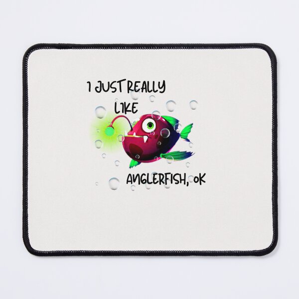 Item preview, i just really lke anglerfish, ok t-shirt, fish t-shirt, angler fish designed and sold by BLUE  bubble.