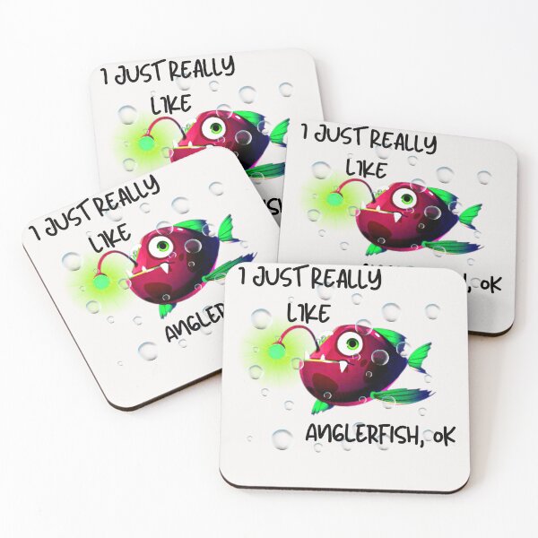 Item preview, i just really lke anglerfish, ok t-shirt, fish t-shirt, angler fish designed and sold by BLUE  bubble.