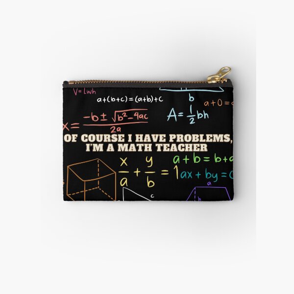 Aperçu de l'œuvre Bien sûr, j'ai des problèmes, je suis professeur de mathématiques créée et vendue par NikkiFitzDesign.
