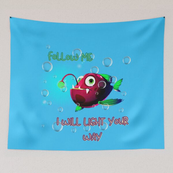 Item preview, i just really lke anglerfish, ok t-shirt, fish t-shirt, angler fish designed and sold by BLUE  bubble.