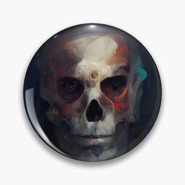 Item preview, A skull astronaut designed and sold by Jim Clyde Monge.