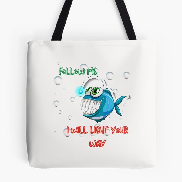 Item preview, i just really lke anglerfish, ok t-shirt, fish t-shirt, angler fish designed and sold by BLUE  bubble.
