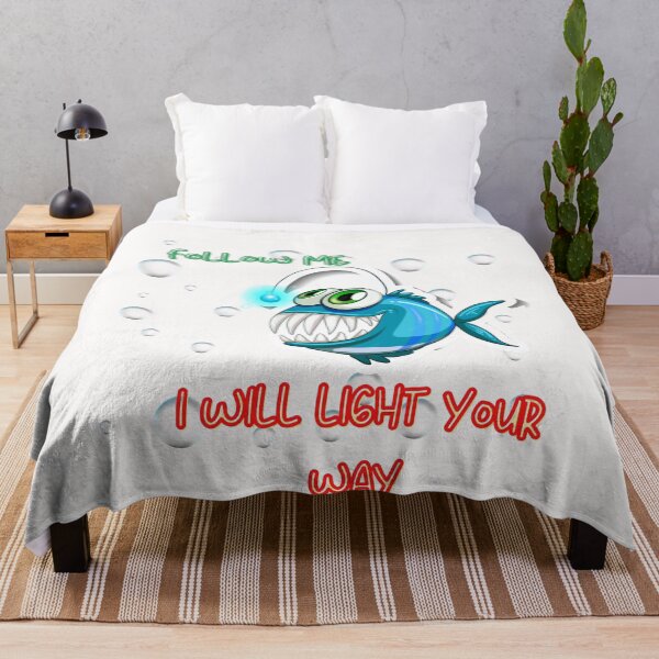 Item preview, i just really lke anglerfish, ok t-shirt, fish t-shirt, angler fish designed and sold by BLUE  bubble.