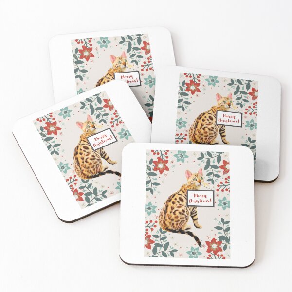 Item preview, Christmas Bengal Cat designed and sold by RoySqrali.