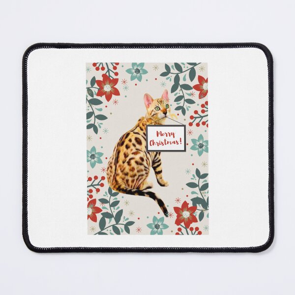 Item preview, Christmas Bengal Cat designed and sold by RoySqrali.