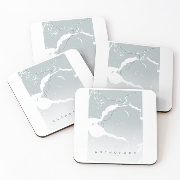 Item preview, Anchorage Map Art designed and sold by artymaps.