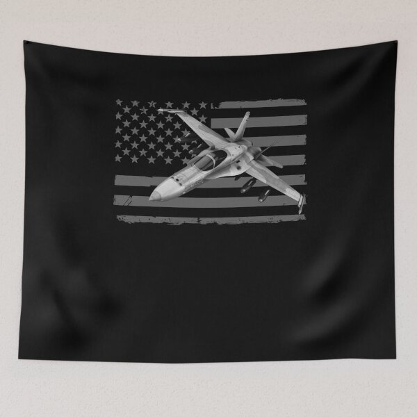 Item preview, American Jet Fighter Jet Plane Pilot USA Flag Graphic  designed and sold by nedrae.
