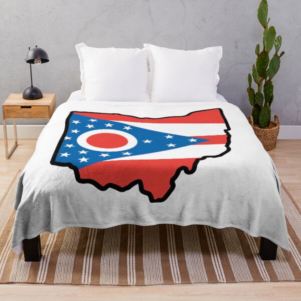 Item preview, Ohio state flag designed and sold by PepaAnaRB.