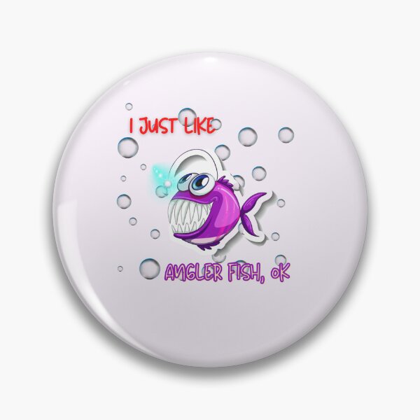 Item preview,  i just really lke anglerfish, ok t-shirt, fish t-shirt, angler fish designed and sold by BLUE  bubble.