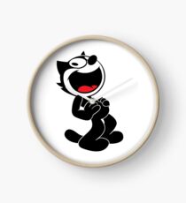 Felix the laughing cat Clock