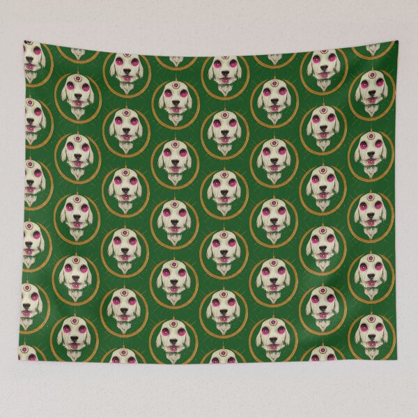 Item preview, Weird Dog Demon, cute, Occult Retro Surrealism designed and sold by MoreMachine.