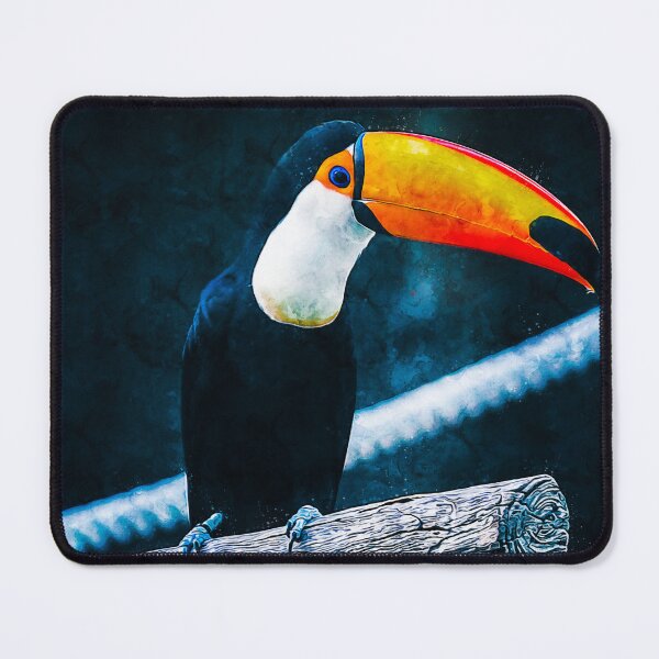 Item preview, Watercolor Toco Toucan Bird Portrait designed and sold by Trendymotion.