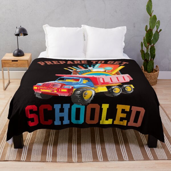 Item preview, Back To School Prepare To Get Schooled Dump Truck designed and sold by Buyeseoshop.