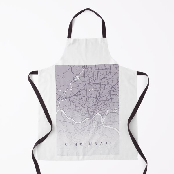 Item preview, Arte del mapa de Cincinnati designed and sold by artymaps.