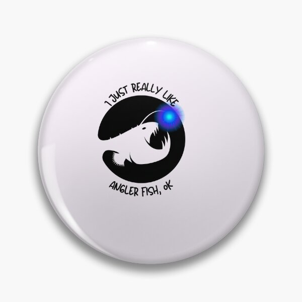Item preview,  i just really lke anglerfish, ok t-shirt, fish t-shirt, angler fish designed and sold by BLUE  bubble.