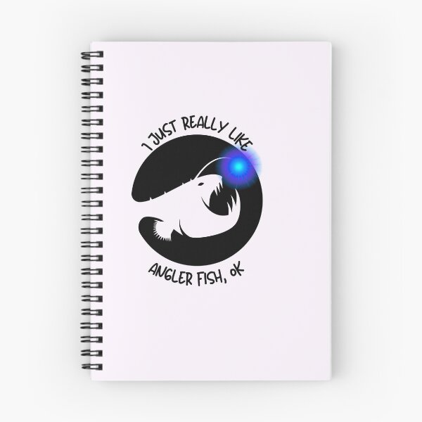 Item preview,  i just really lke anglerfish, ok t-shirt, fish t-shirt, angler fish designed and sold by BLUE  bubble.