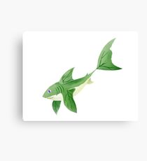 Leaf Shark Canvas Print