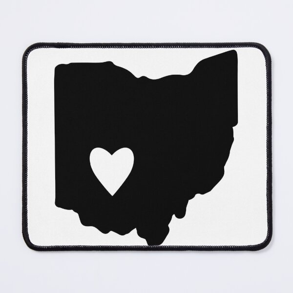 Item preview, Ohio state with heart shape designed and sold by PepaAnaRB.