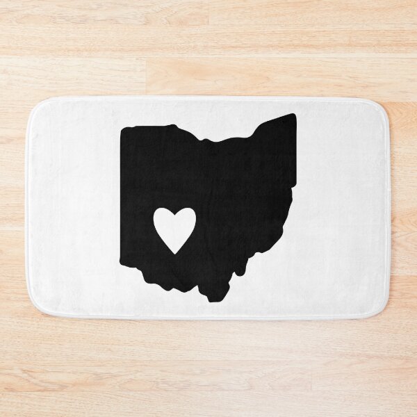 Item preview, Ohio state with heart shape designed and sold by PepaAnaRB.