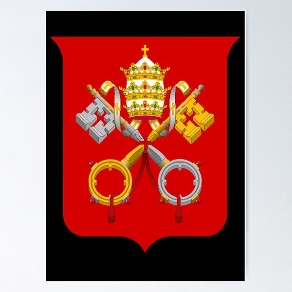 Item preview, Coat of arms of the Vatican City  designed and sold by RobertCos47038.
