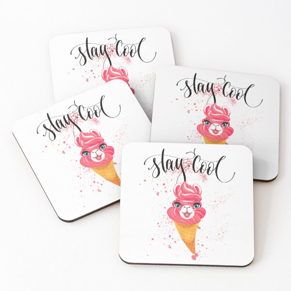 Item preview, Stay Cool Alpaca Ice Pink designed and sold by ProMySign.