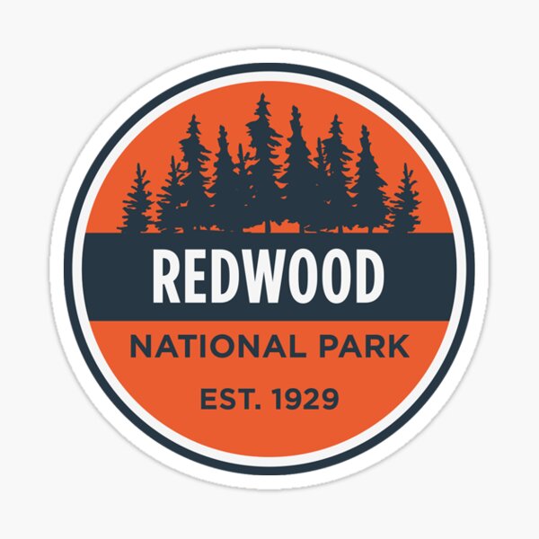 Redwood National Park Badge Sticker