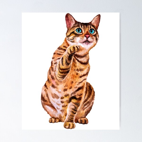 Artikelvorschau, Süße Bengalkatze entworfen und verkauft von RoySqrali.