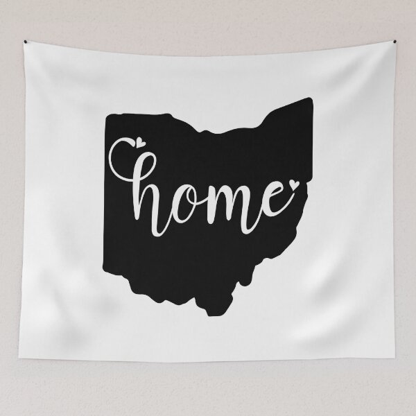 Item preview, Ohio state with heart shape designed and sold by PepaAnaRB.