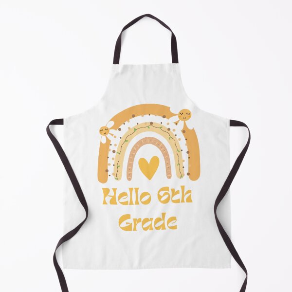 Item preview, Hello 6th Grade Back to School Rainbow designed and sold by Salman Hino.