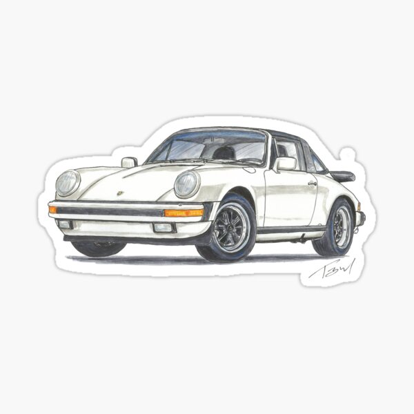 Artikel-Vorschau von 1986 911 Targa, designt und verkauft von WheelsinArt.