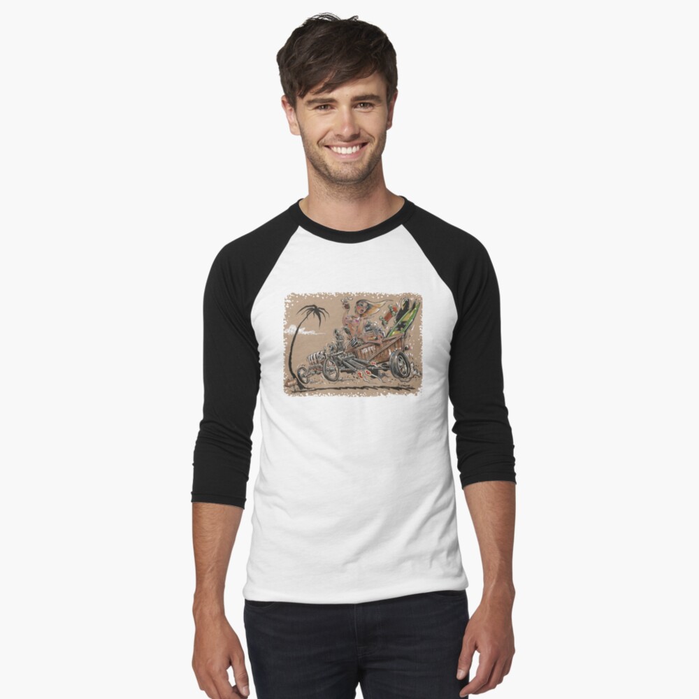 Item preview, Baseball ¾ Sleeve T-Shirt designed and sold by gWebberArts.