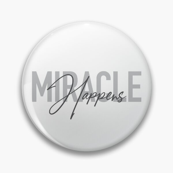 Item preview, Modern, simple, cool typography Miracle Happens designed and sold by theendup.