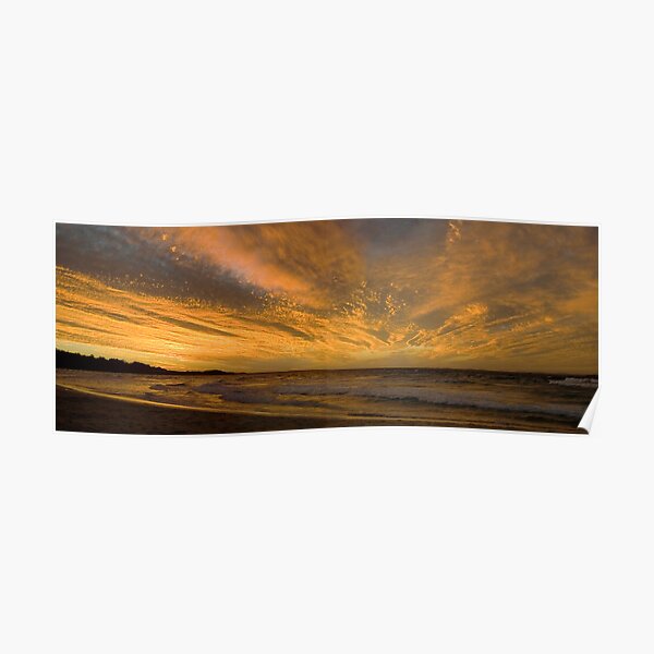 Cylinder Sunset Poster