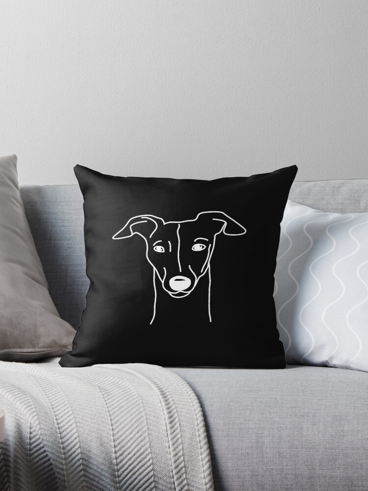 Thumbnail 1 von 4, Kissen, whippet designt und verkauft von dog-shirt.